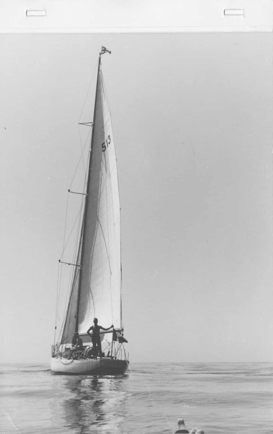 Photo d'archive : un voilier au large de Marseille